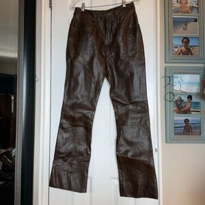 Genuine Leather Pants